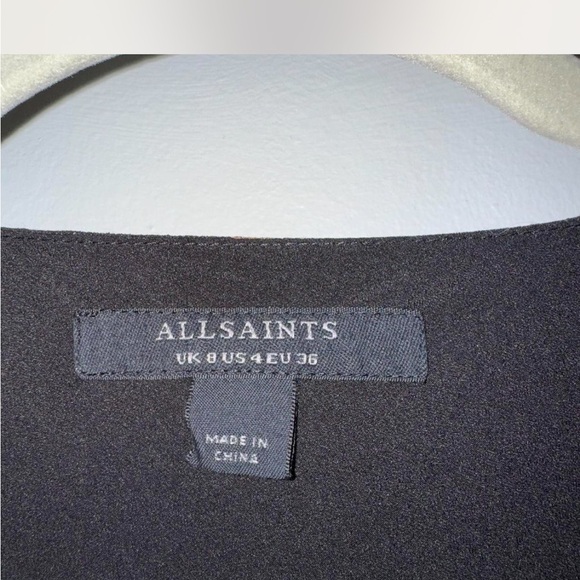 All Saints Black and Brown Maxi Dress - Picture 4 of 8